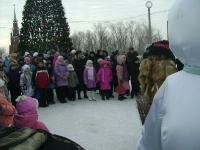 Открытие новогодней елки в поселке ОЗТП