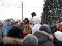 Открытие новогодней елки для жителей поселка ОЗТП. 24 декабря 2012 года