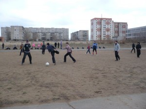 В футбол играют настоящие мужчины!